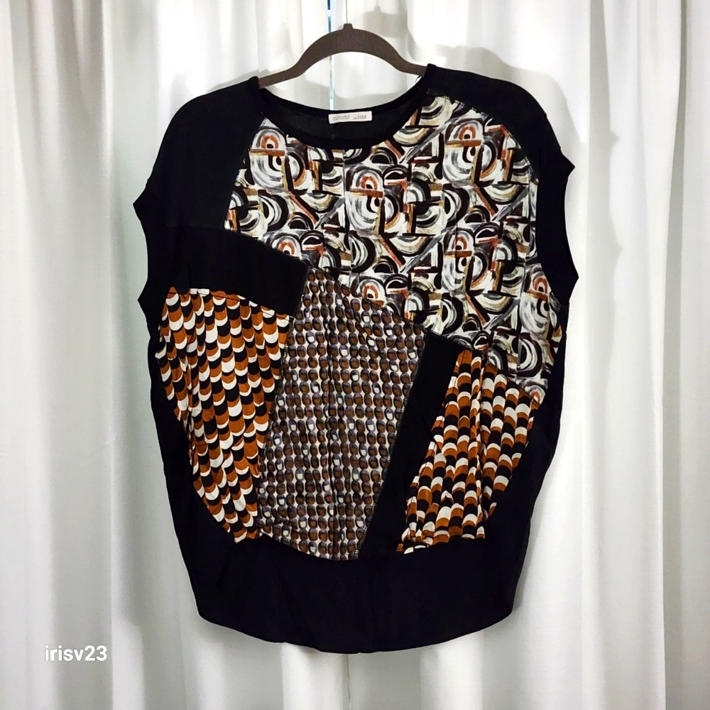 zara | printed shirt